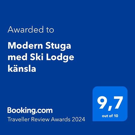 Modern Stuga Med Ski Lodge Kaensla Järvsö المظهر الخارجي الصورة