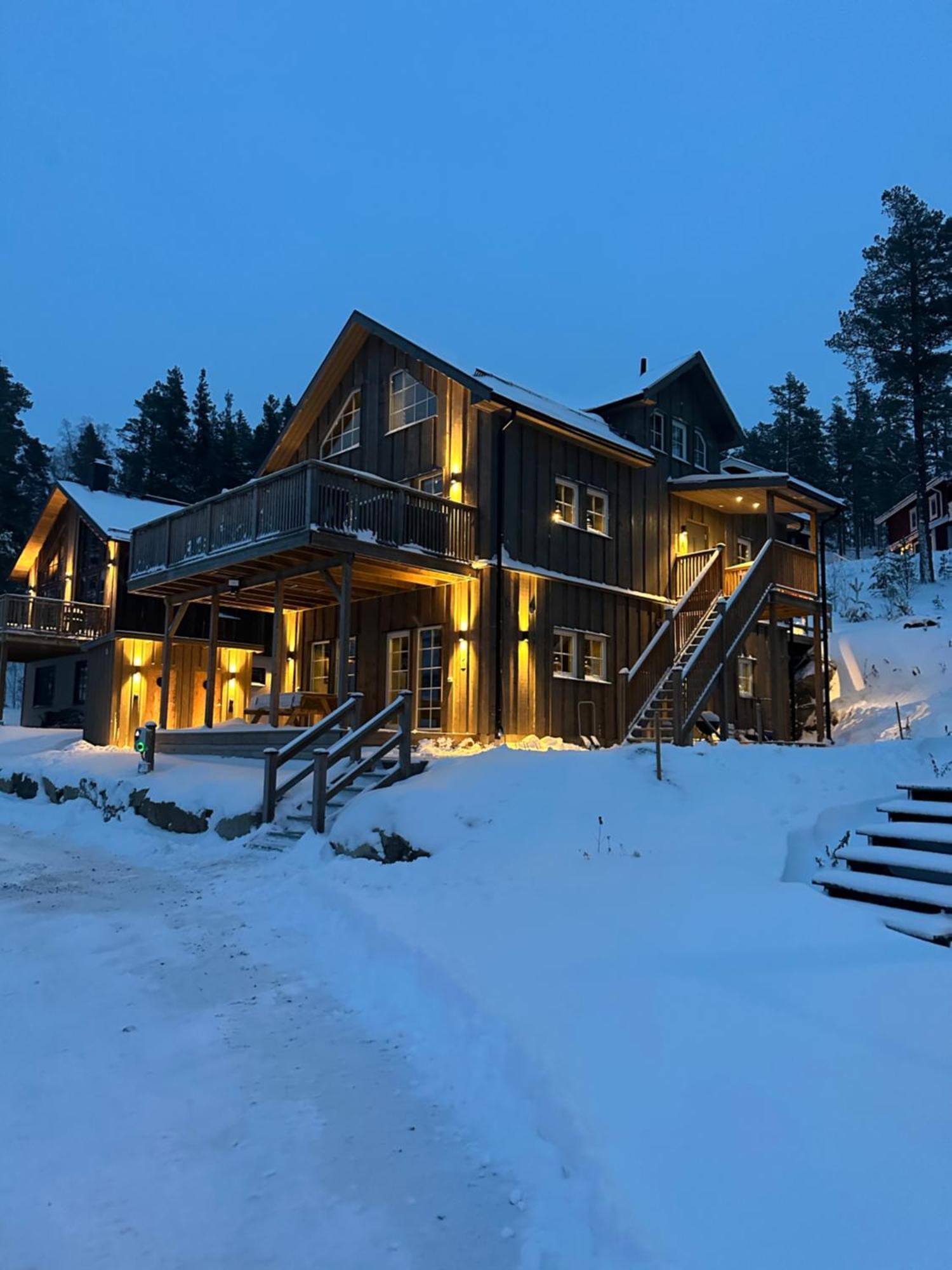 Modern Stuga Med Ski Lodge Kaensla Järvsö المظهر الخارجي الصورة